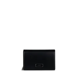Le Rebecca - Sac bandoulière en cuir vegan noir recyclé