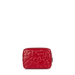 Le Rosa - Trousse en cuir vegan ruby