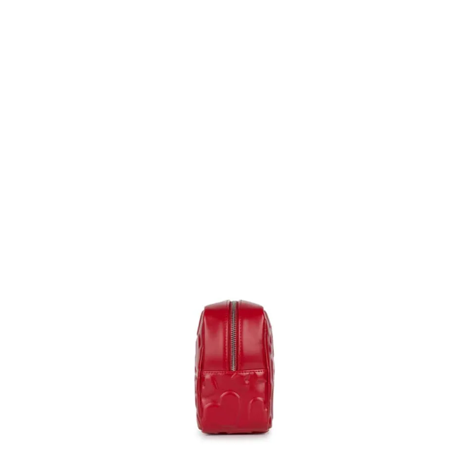 Le Rosa - Trousse en cuir vegan ruby