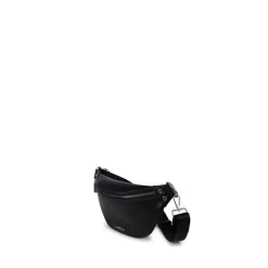 Le Sarah - Sac banane en cuir vegan noir recyclé
