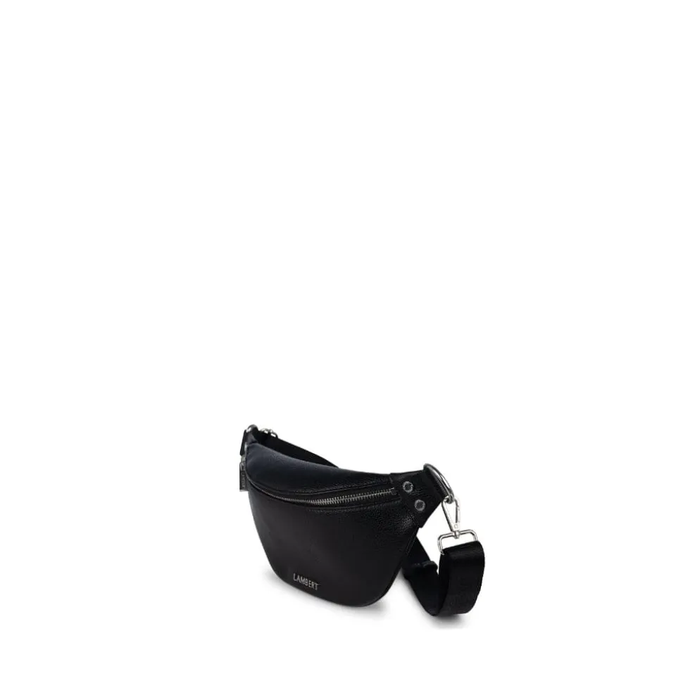 Le Sarah - Sac banane en cuir vegan noir recyclé