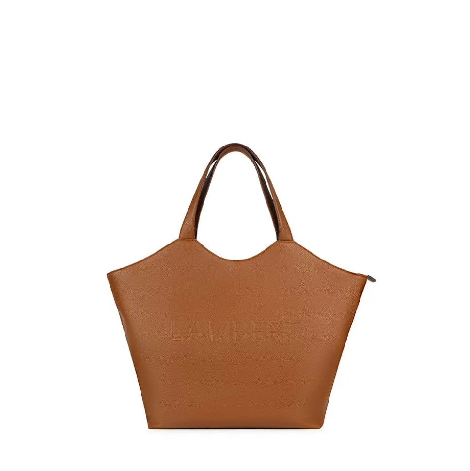 Le Sheila - Sac fourre-tout en cuir vegan affogato