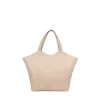 Le Sheila - Sac fourre-tout en cuir vegan amande