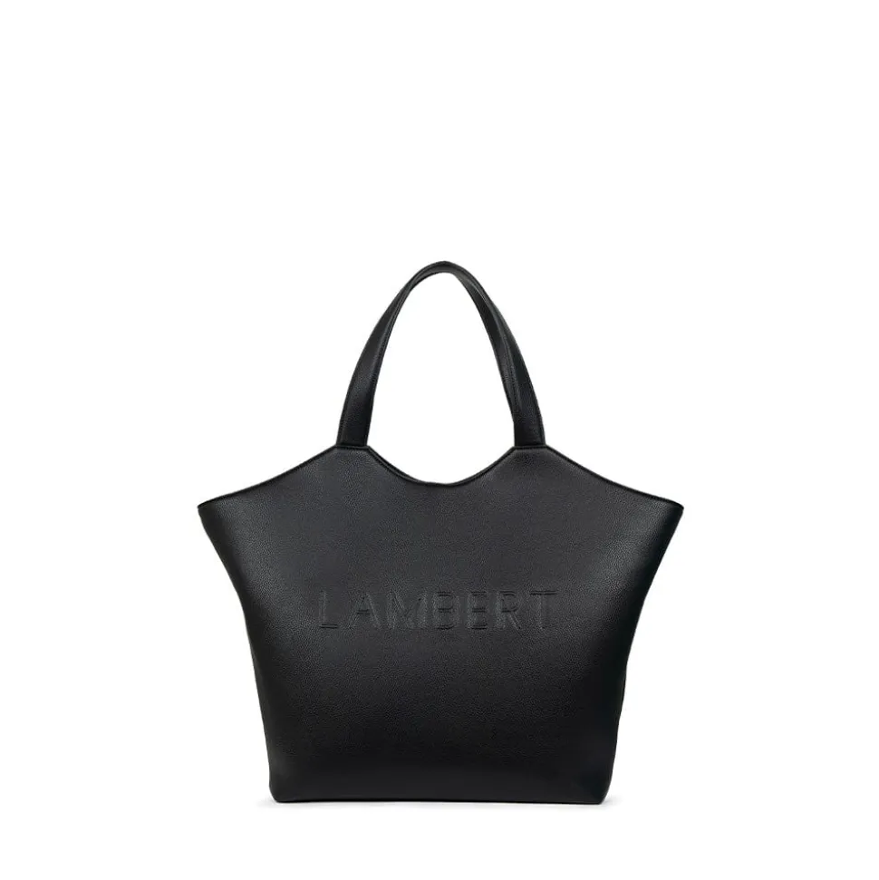 Le Sheila - Sac fourre-tout en cuir vegan noir