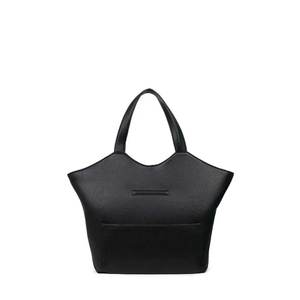 Le Sheila - Sac fourre-tout en cuir vegan noir