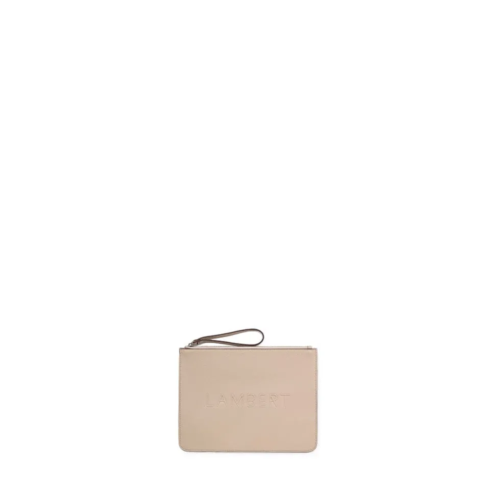 Le Sheila - Sac fourre-tout en cuir vegan amande