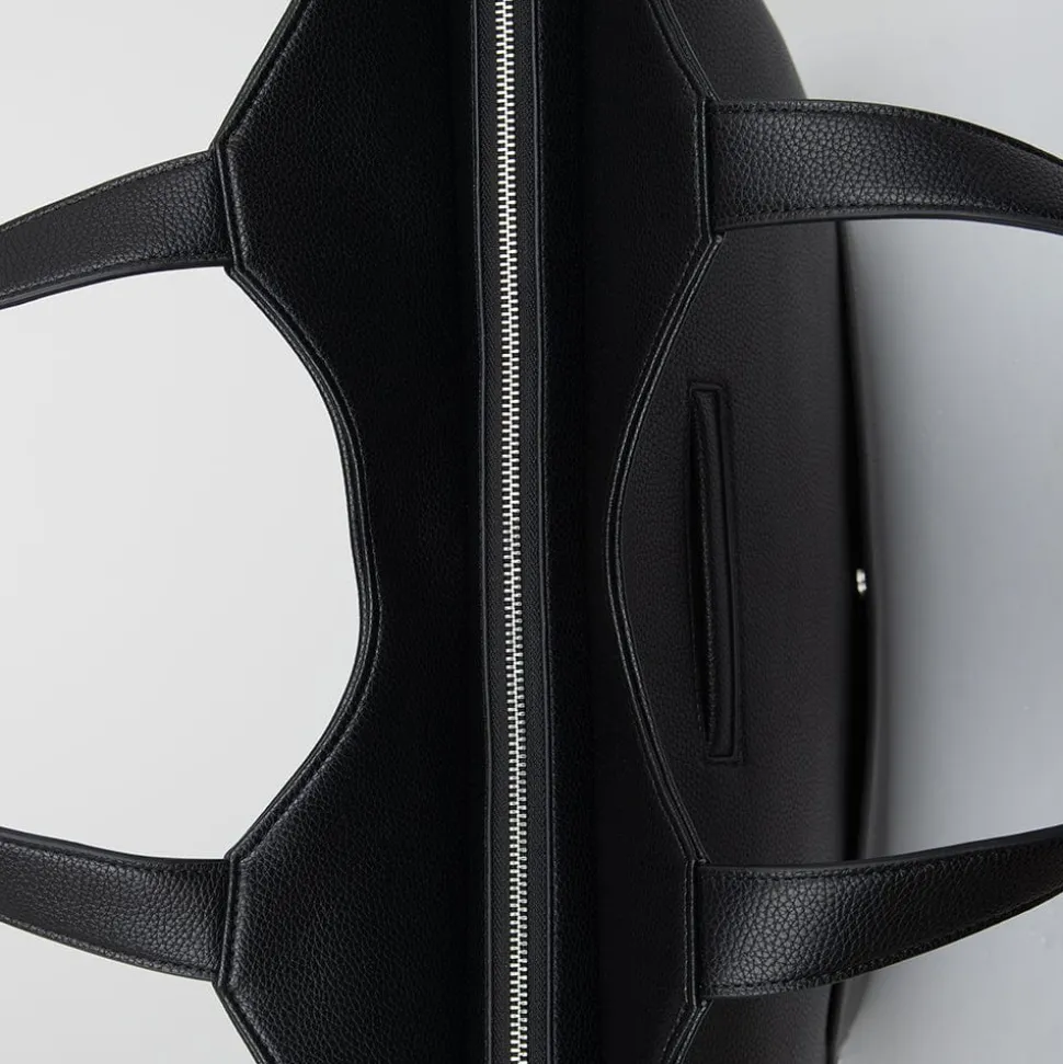 Le Sheila - Sac fourre-tout en cuir vegan noir