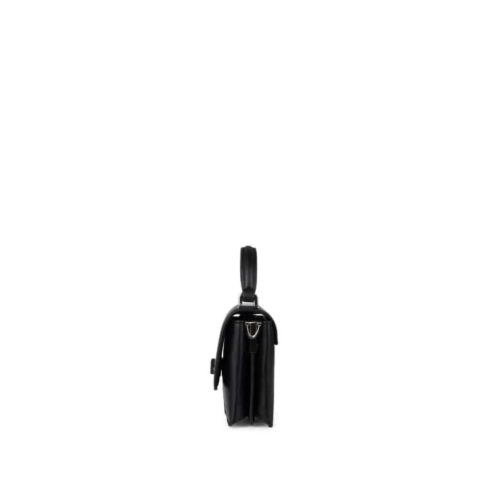 Le Simone - Sac à main en cuir vegan noir