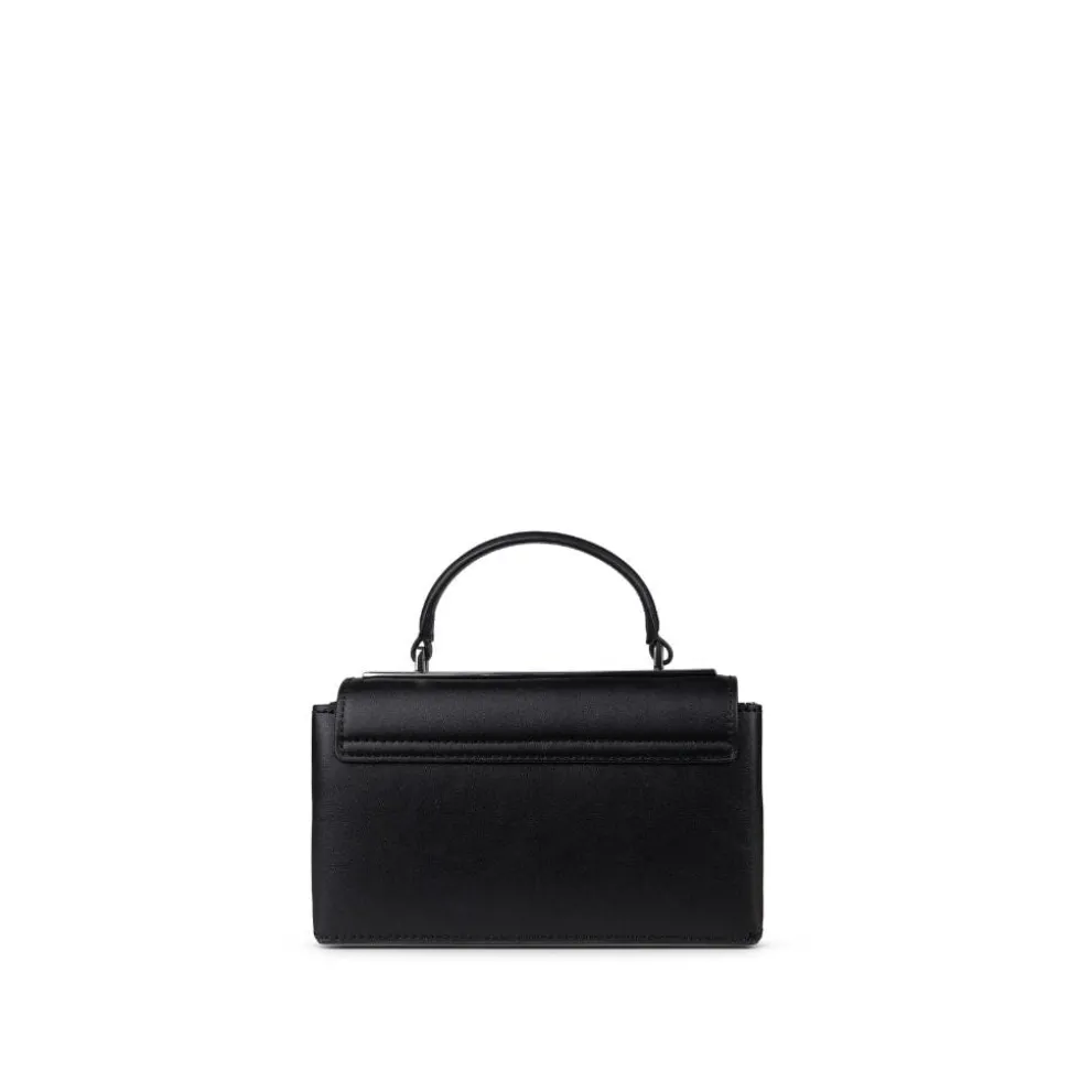 Le Simone - Sac à main en cuir vegan noir