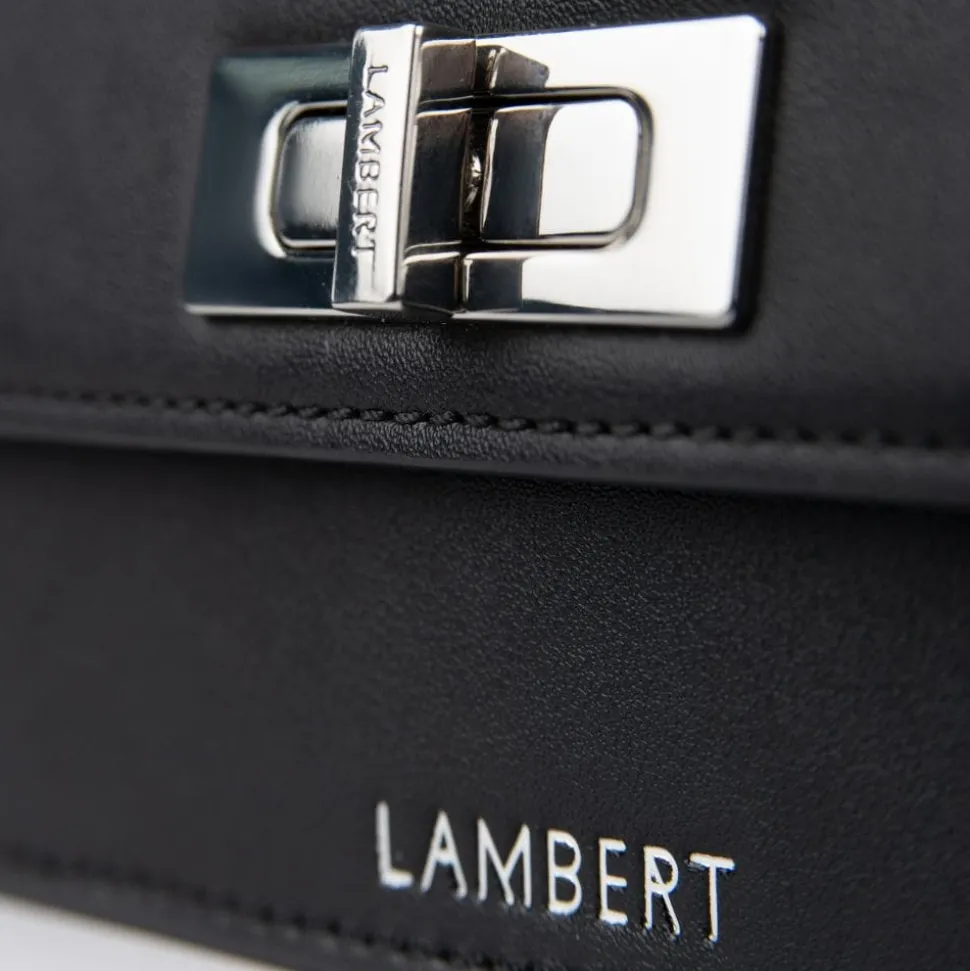Le Simone - Sac à main en cuir vegan noir