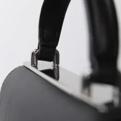 Le Simone - Sac à main en cuir vegan noir