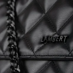 Le Sofia - Sac à main 2-en-1 matelassé en cuir vegan noir