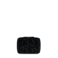 Le Tasha- Trousse à bijoux en cuir vegan noire