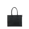 Le Valentina - Sac fourre-tout 2-en-1 en cuir vegan noir