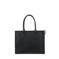 Le Valentina - Sac fourre-tout 2-en-1 en cuir vegan noir