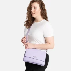 Le Valeria - Sac à main 3-en-1 en cuir vegan lavender