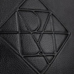 Le Vicky - Sac à couches en cuir vegan noir