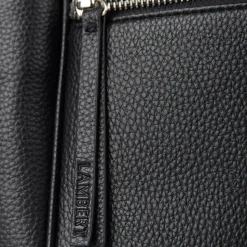 Le Vicky - Sac à couches en cuir vegan noir