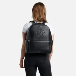 Le Vicky - Sac à couches en cuir vegan noir